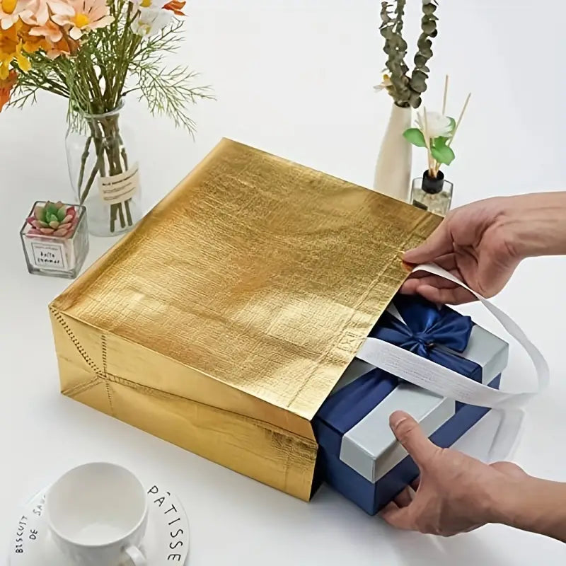 Golden & cute reusable Bags
