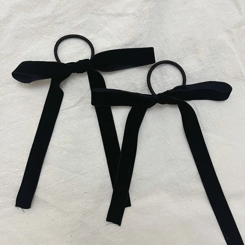 Velvet Hair Bow Ties Ribbon Bowknot