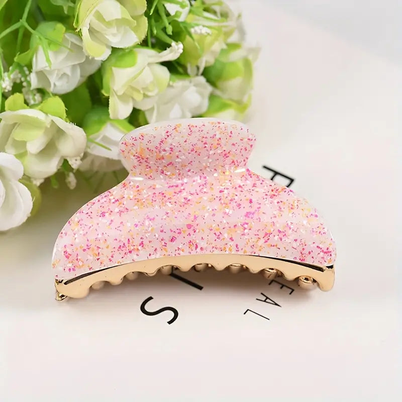 Elegant Solid Hair Claw Clip