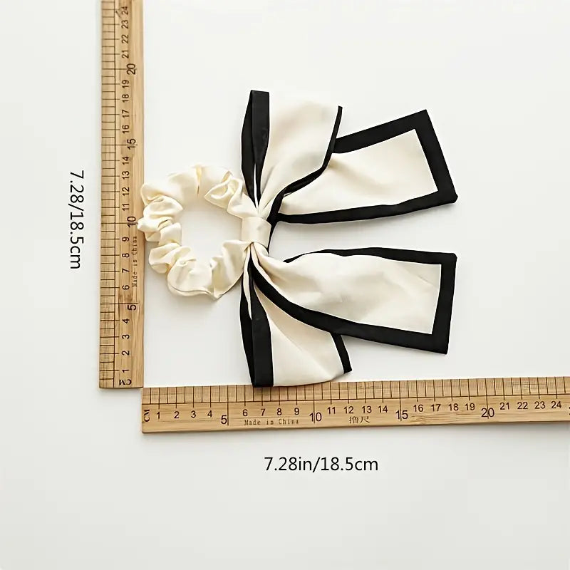 White Streamer Hair Tie