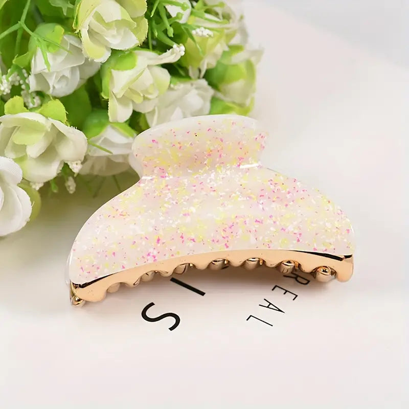 Elegant Solid Hair Claw Clip