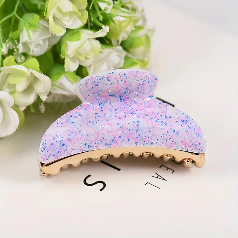 Elegant Solid Hair Claw Clip