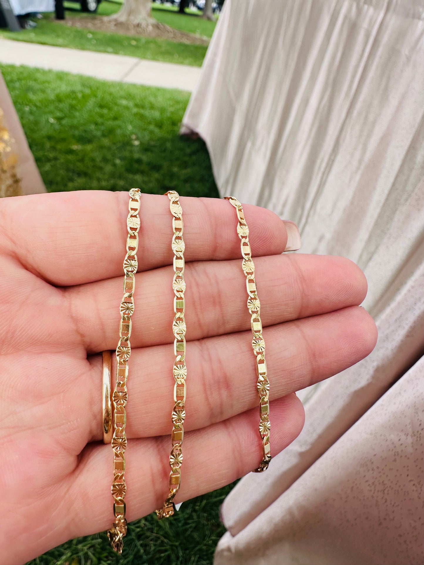 Pulsera Valentino para mujer chapada en oro de 18 quilates