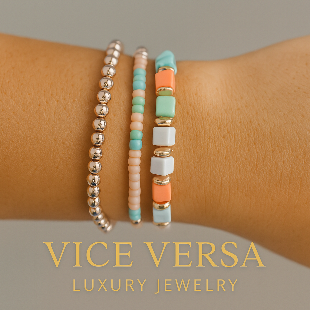 Elastic Girl's Beads bracelet