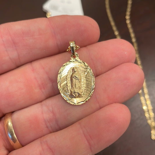 Guadalupe Gold Filled Charm Medium