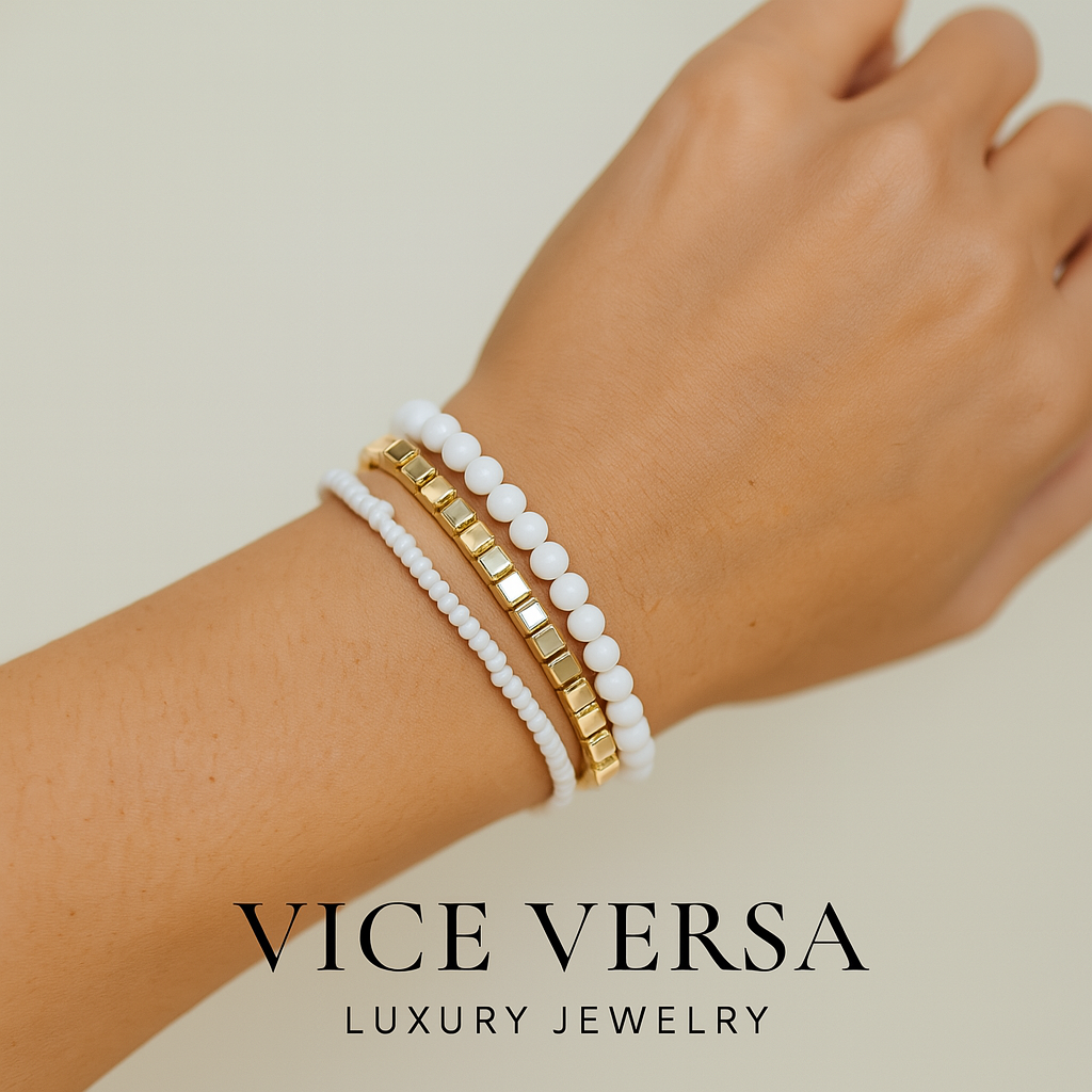 Elastic Girl's Beads bracelet