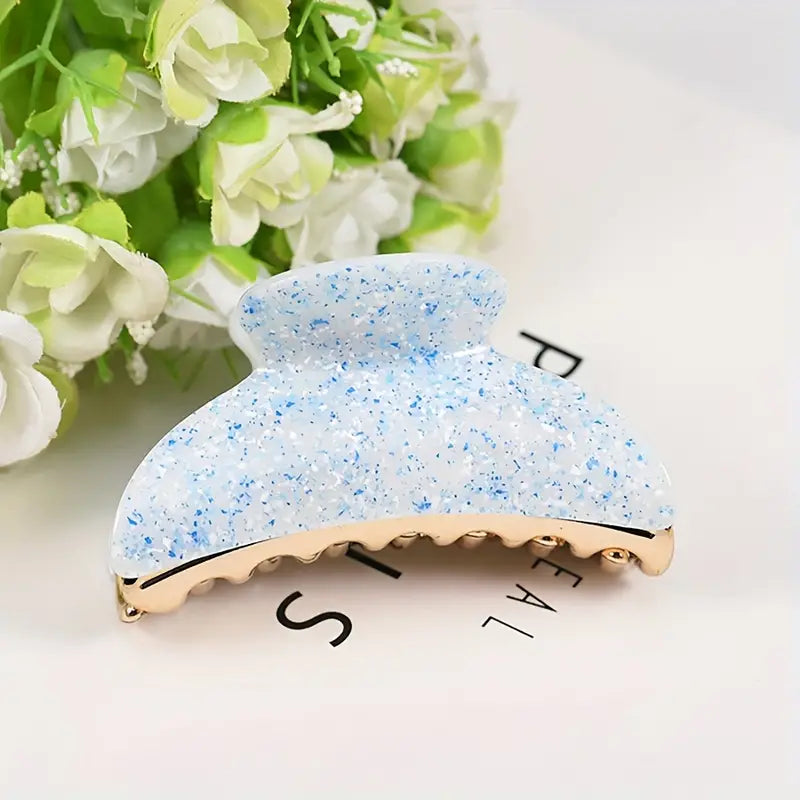 Elegant Solid Hair Claw Clip