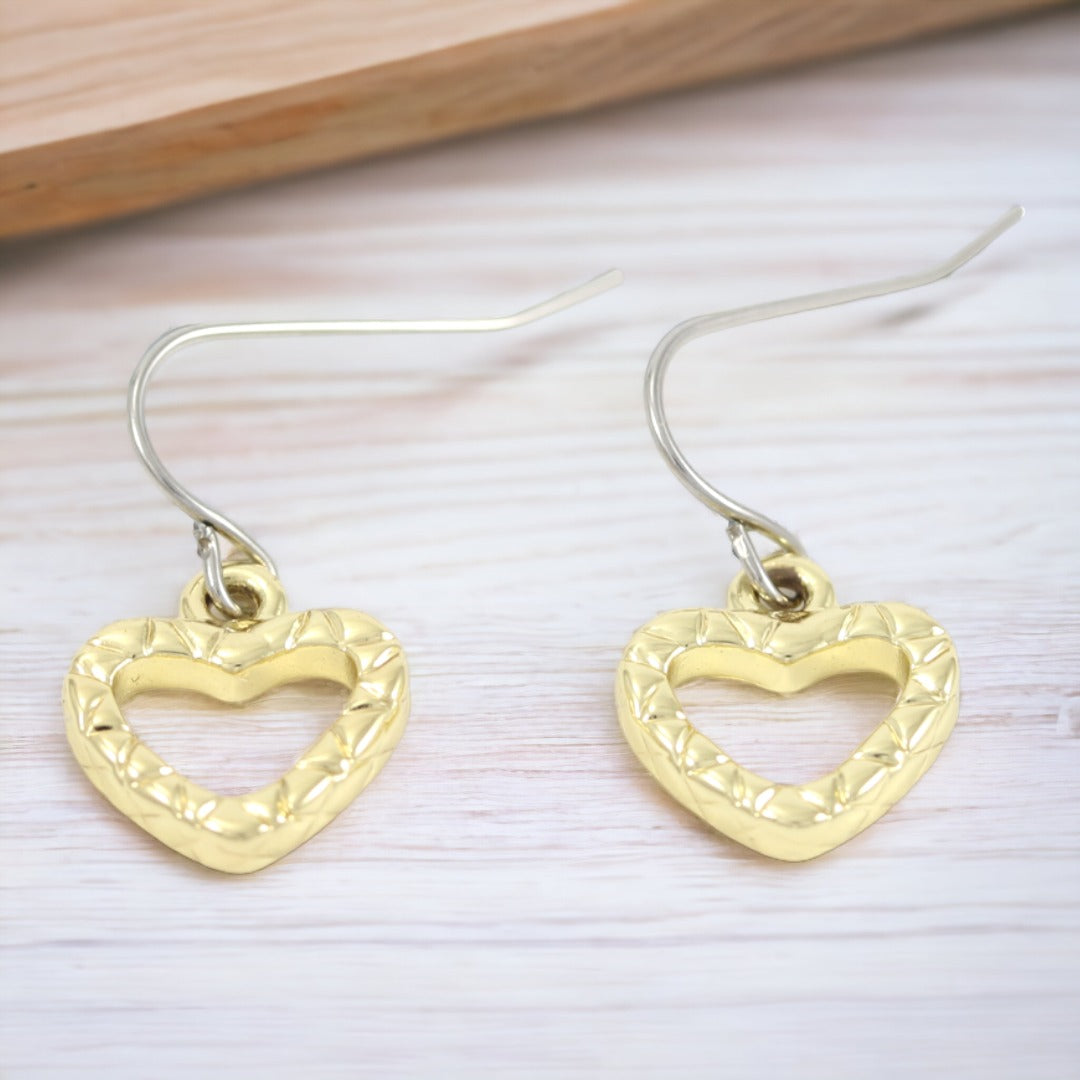 Hearts Dangle Earrrings