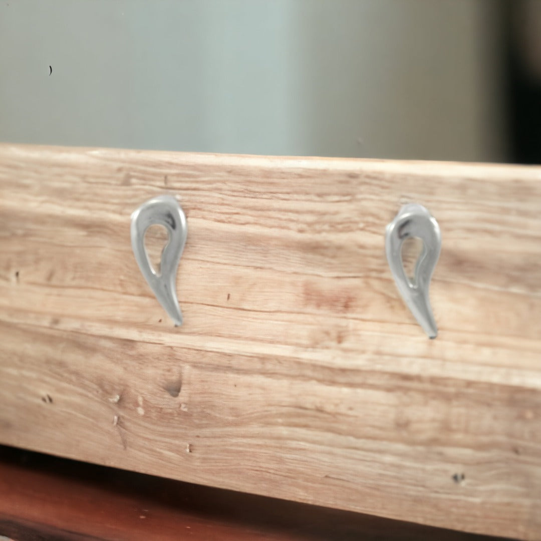 Small Drops Silver Plated Stud Earrings