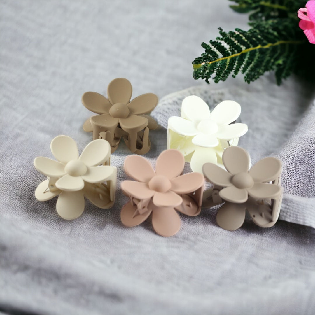 Garra para el pelo con forma de flor