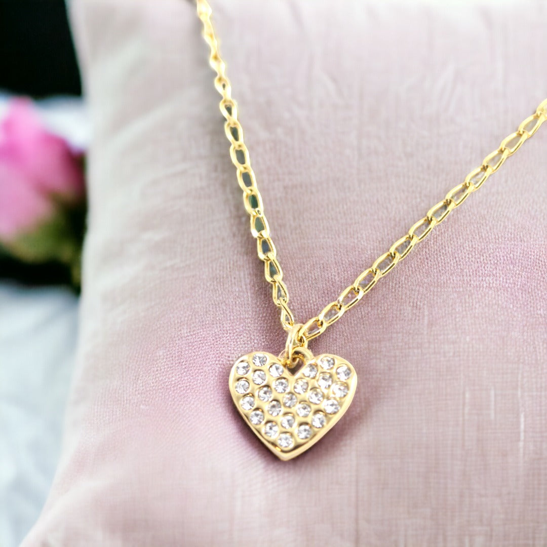 Heart Bracelet Gold Plated 24K Handmade