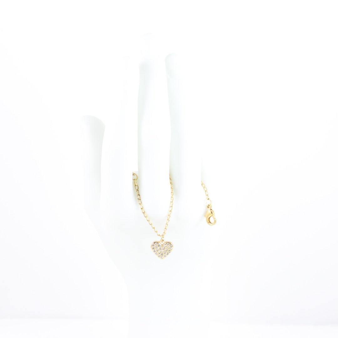 Heart Bracelet Gold Plated 24K Handmade