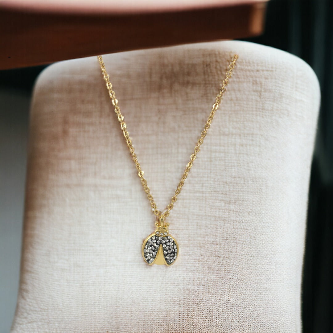 Ladybug Gold Plated 24K Necklace