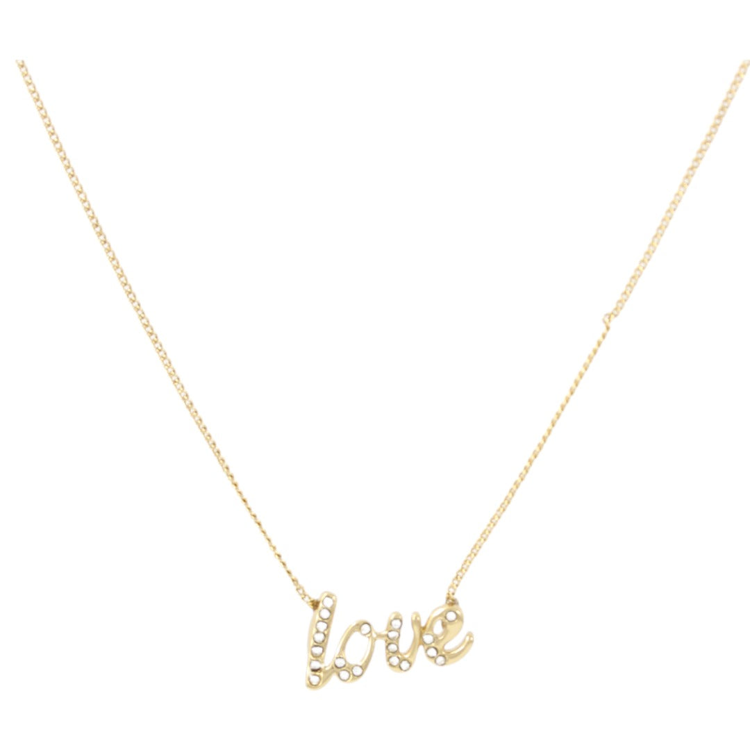 Love Necklace Gold Plated 24K