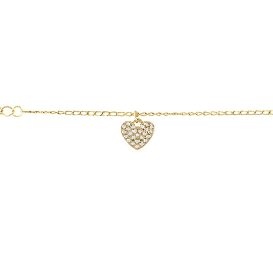 Heart Bracelet Gold Plated 24K Handmade
