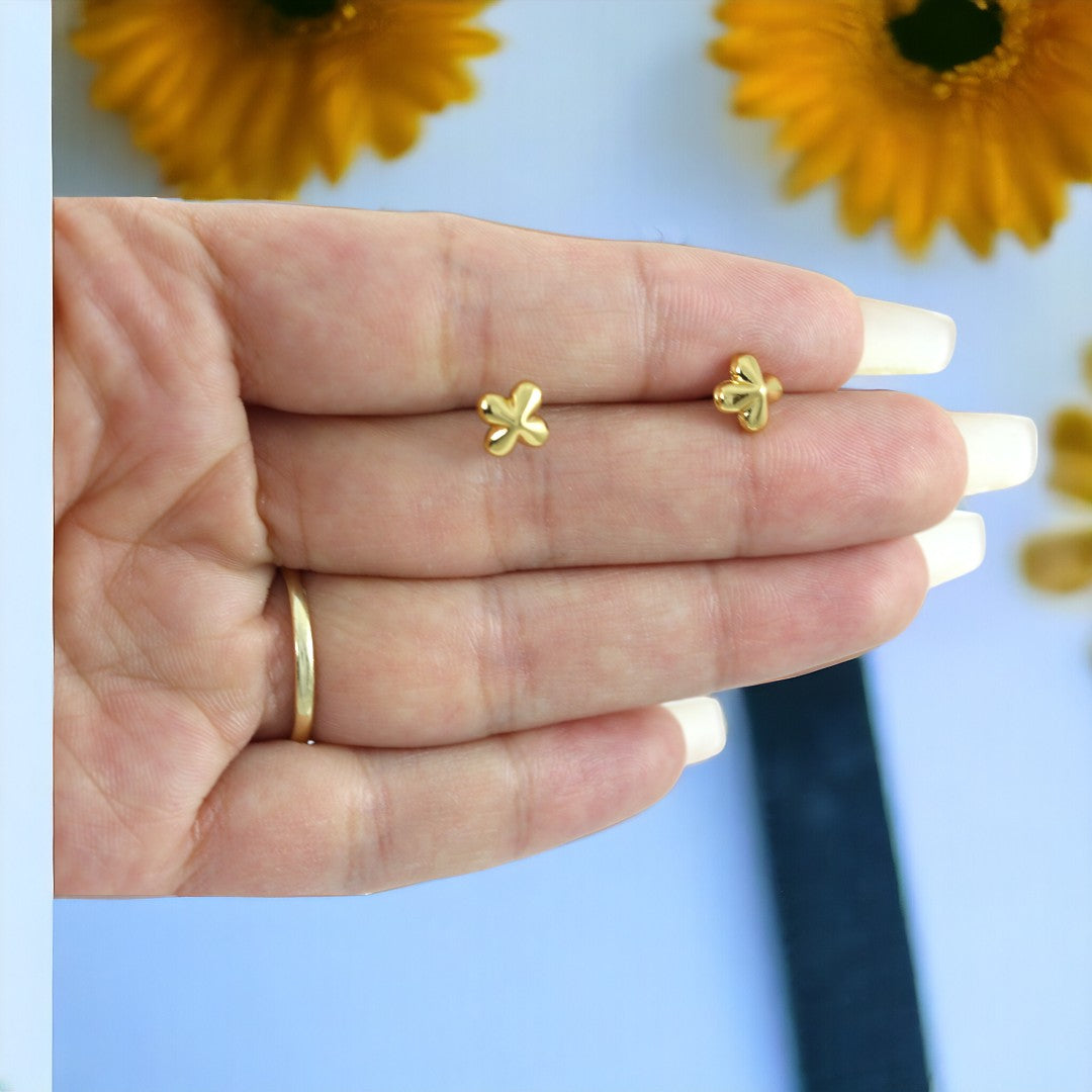 Little Stars Stud Earrings Gold plated 24K