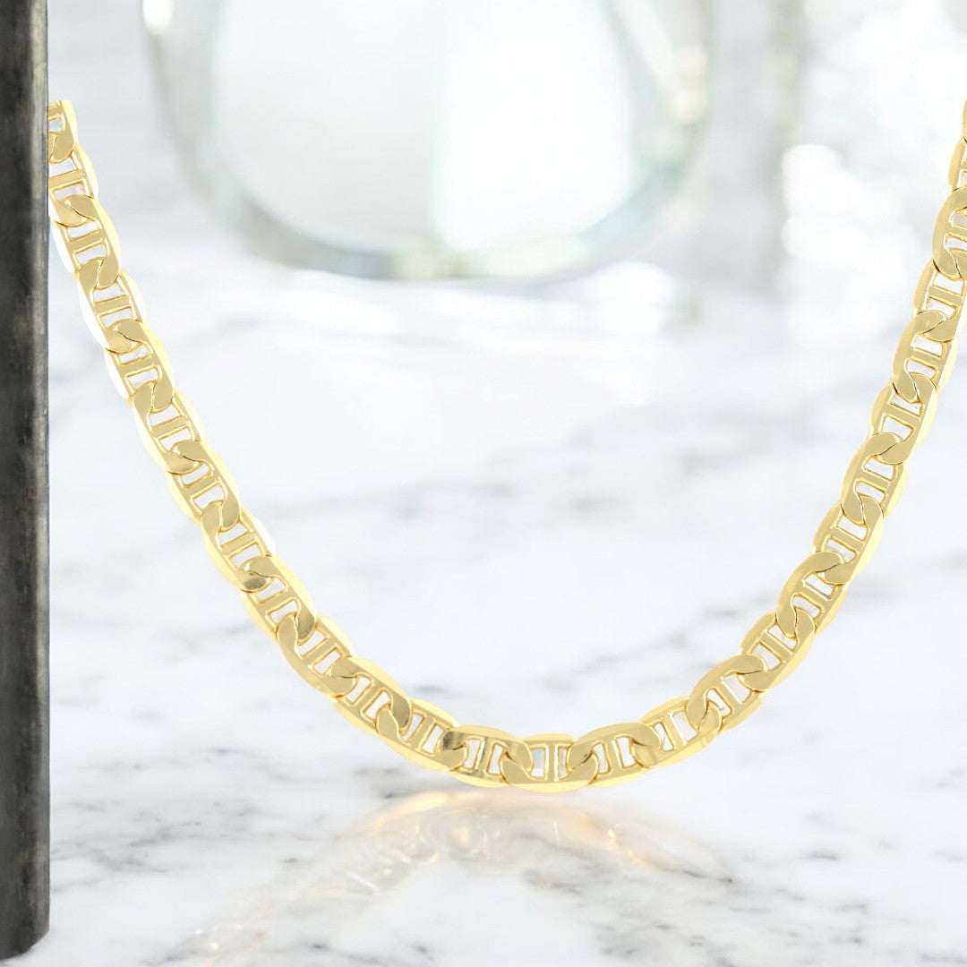 Gucci Chain Real  Gold Filled 18K 6mm 20"