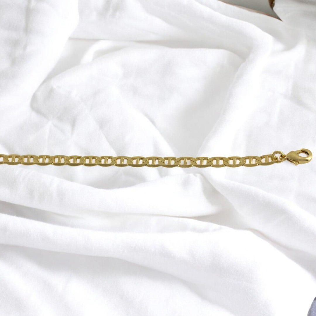 Cuban- Gucci & Mariner Bracelet Gold Filled 18K