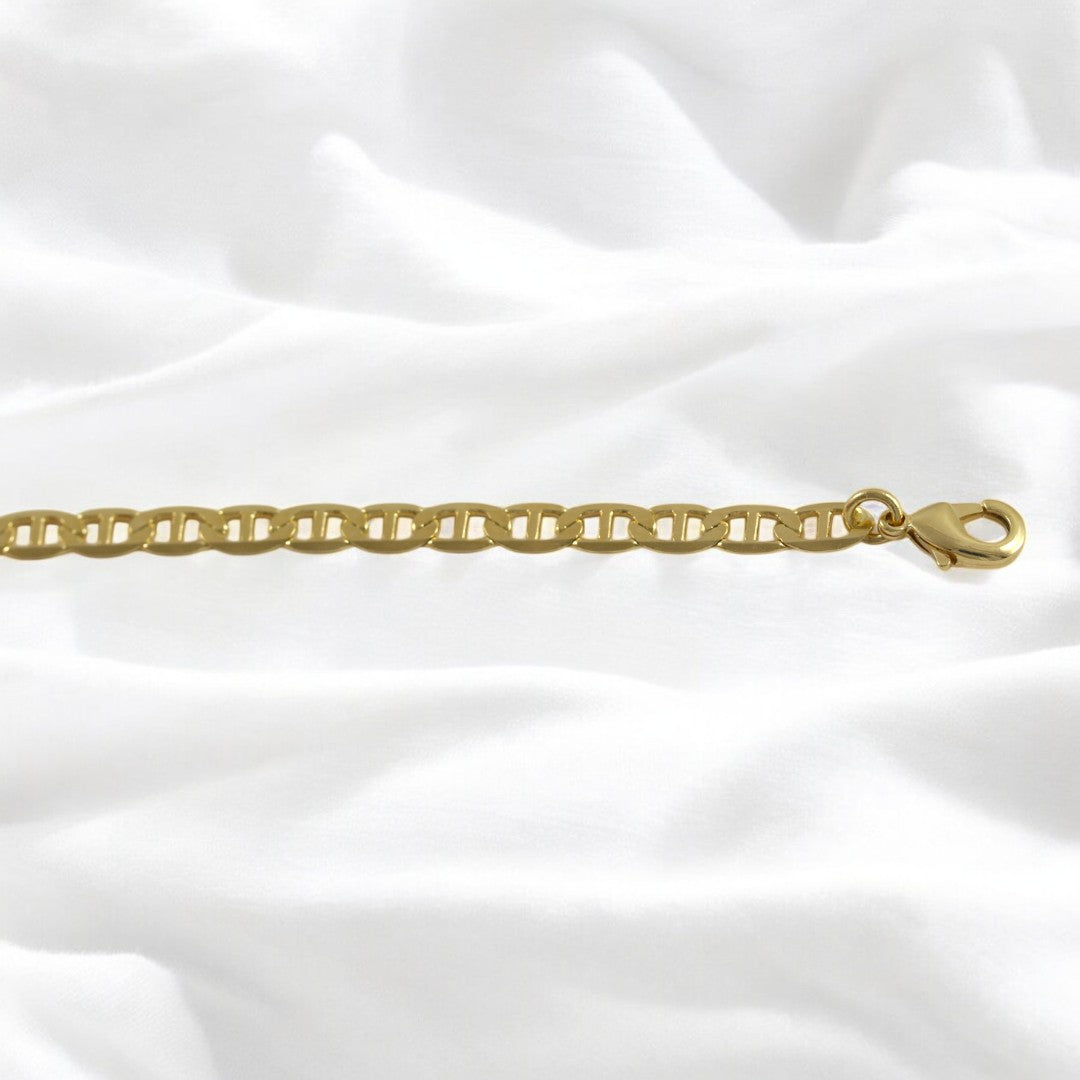 Cuban- Gucci & Mariner Bracelet Gold Filled 18K