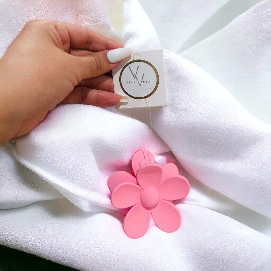 Garra para el pelo con forma de flor