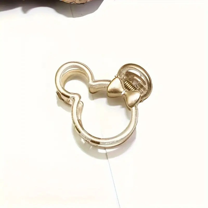 Plastic Matte Mouse Ear Shark Clip Elegant
