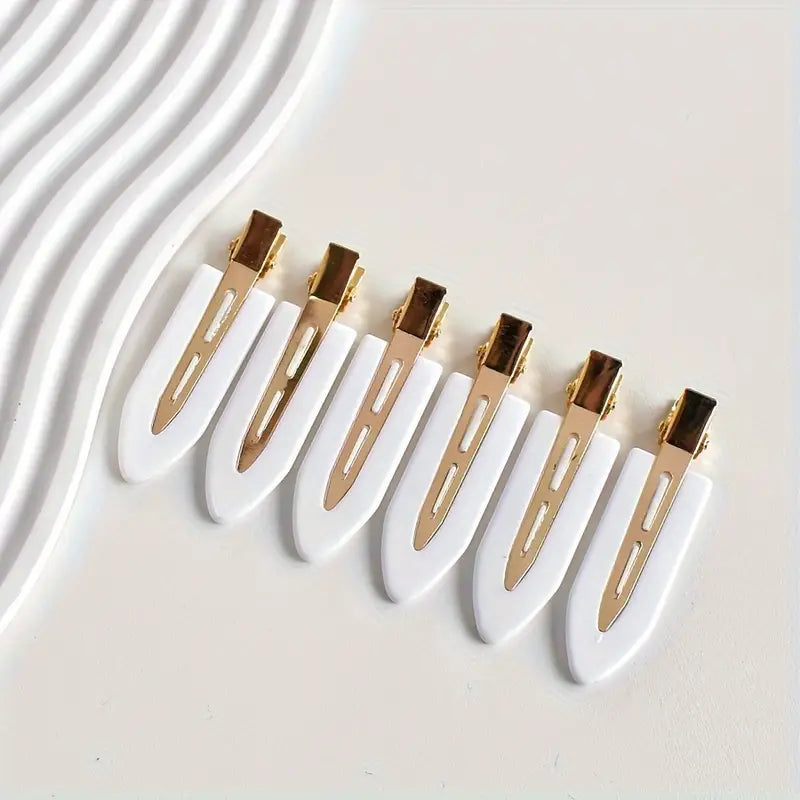 Pinzas para el cabello con láminas acrílicas