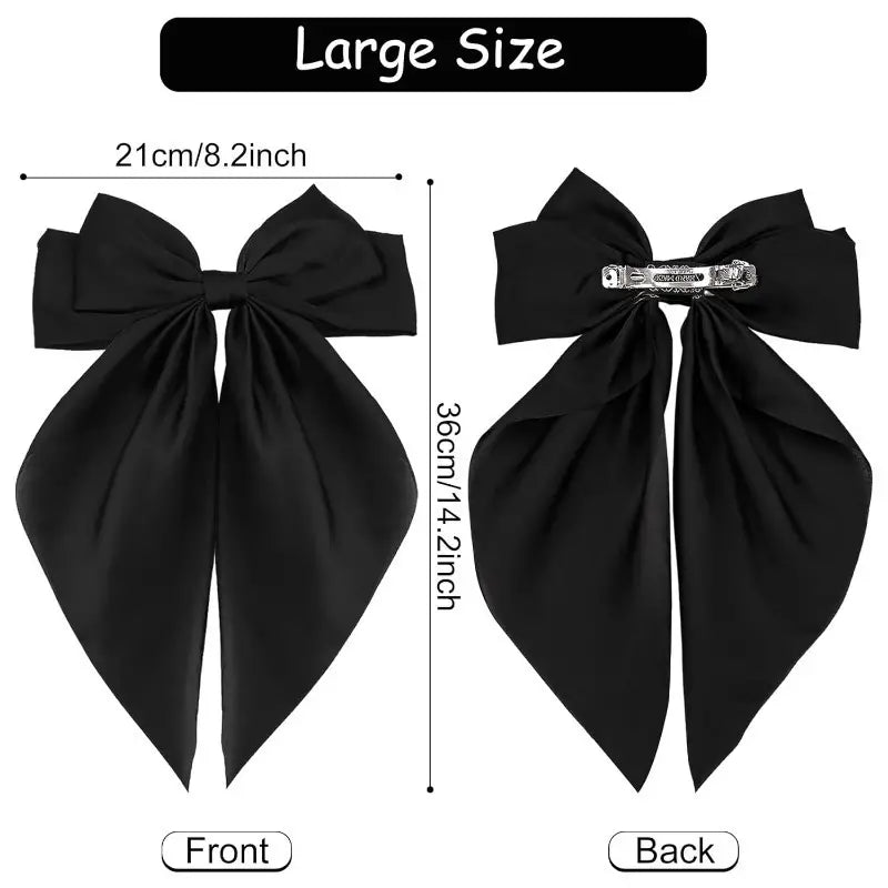 Stylish Satin Bow Large