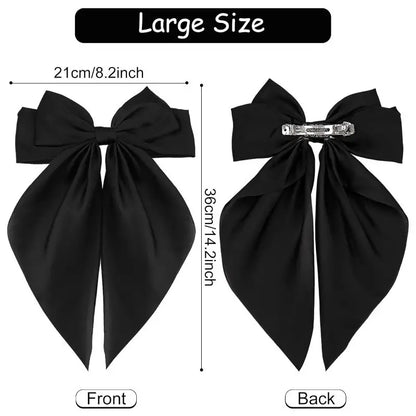 Stylish Satin Bow Large