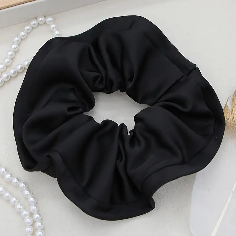 Ruffled Silky Scrunchies