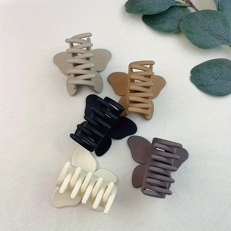 Hair Claw Clips Matte Butterfly