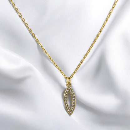 Delicate Gold Filled 18K Necklace Small Charm