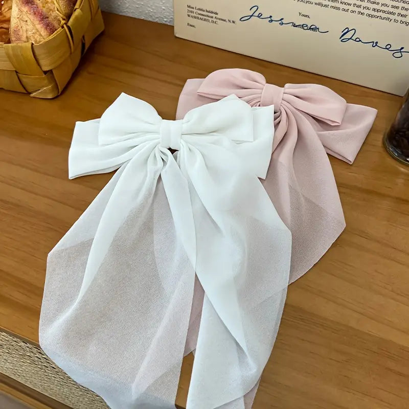 Stylish Satin Bow Large