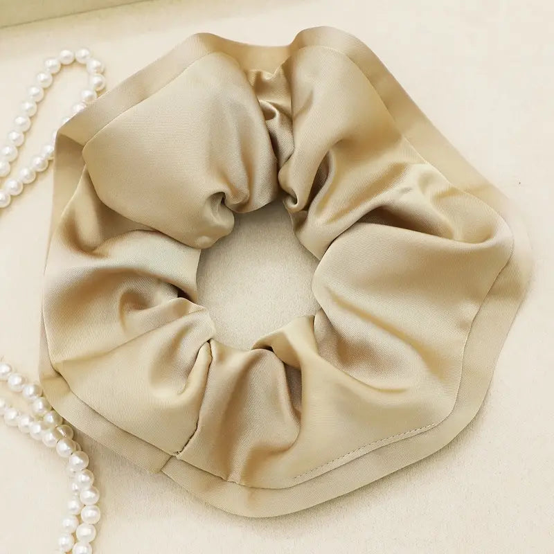 Ruffled Silky Scrunchies