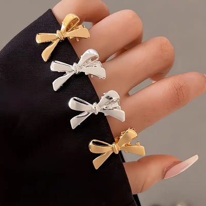 Mini Bow Shaped Hair Clips