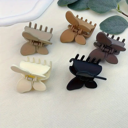 Hair Claw Clips Matte Butterfly