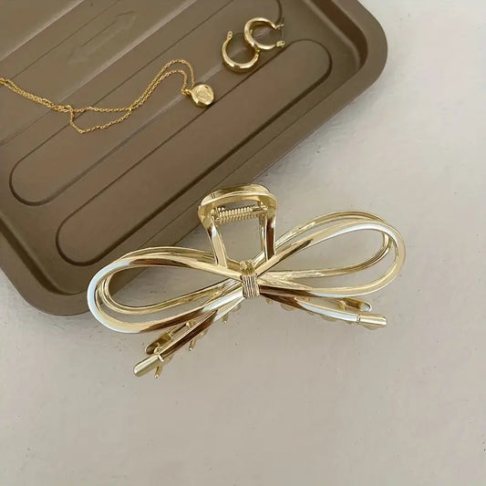 Gold Metal Shaped Hair Clip