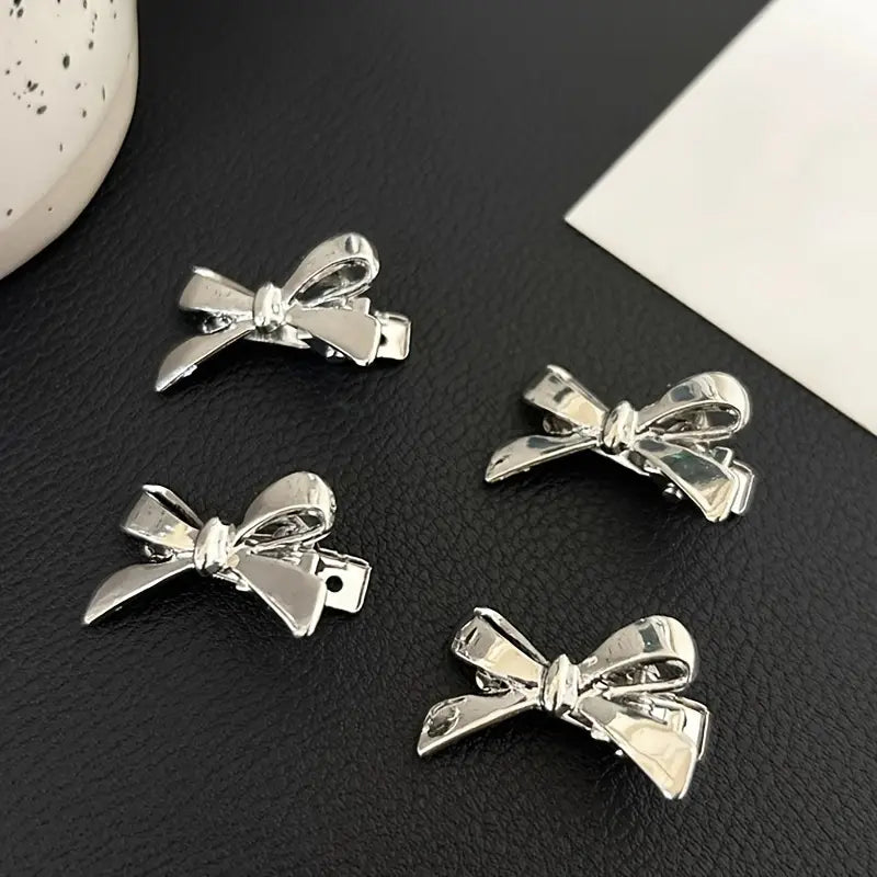 Mini Bow Shaped Hair Clips