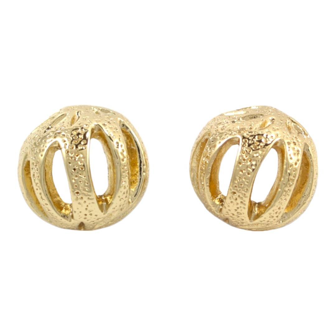 Earthly Drop Gold Plated Earrings