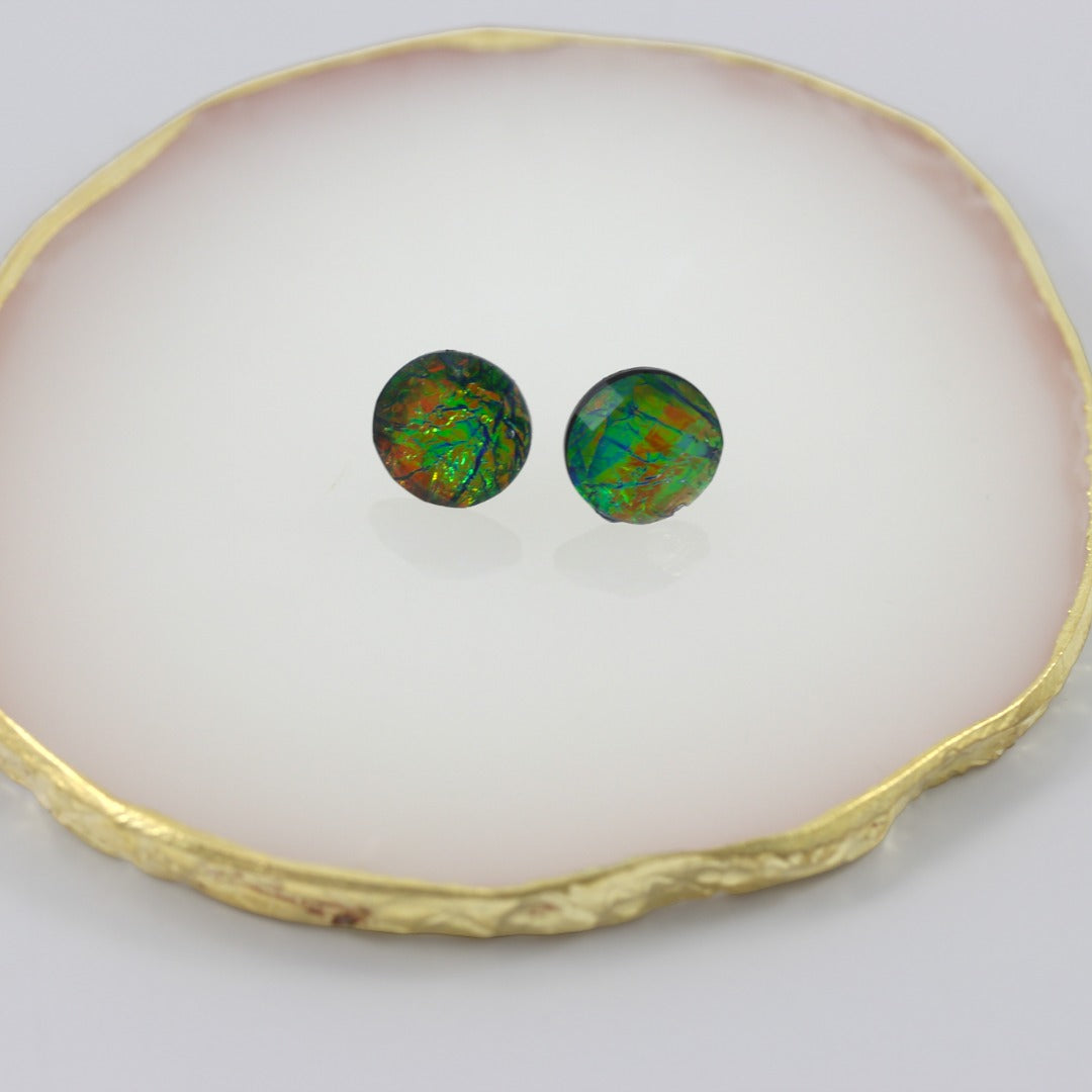 GREEN TORNASOL EARRINGS