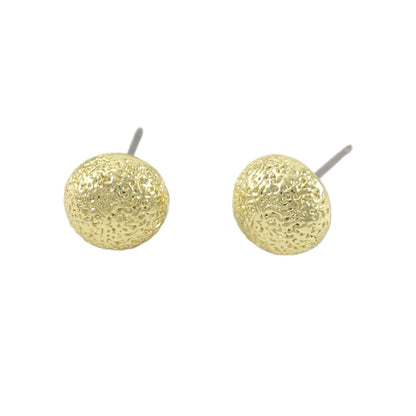 Ball Earrings Gold Plated 24K