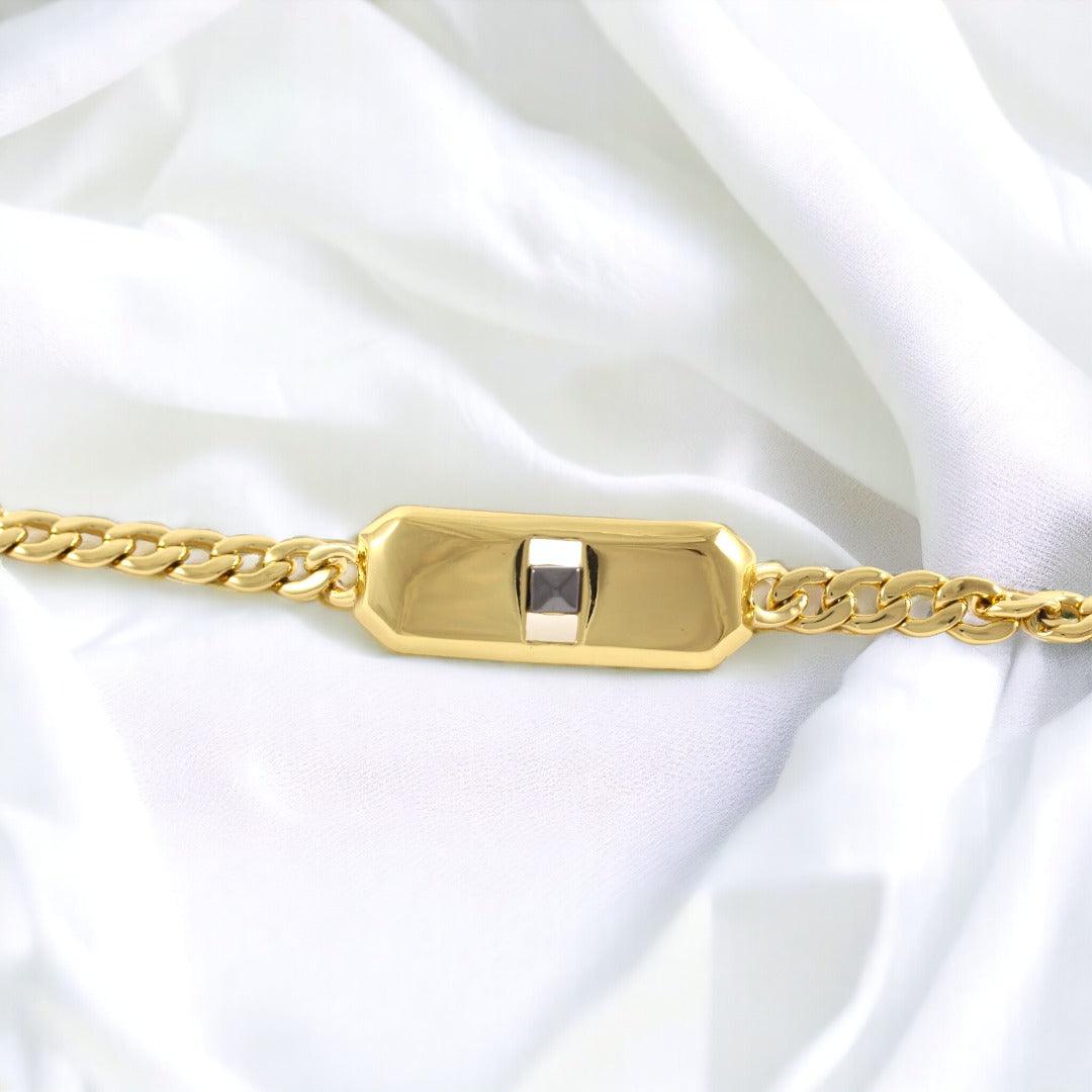 Bracelet Real Gold  Plated 24k