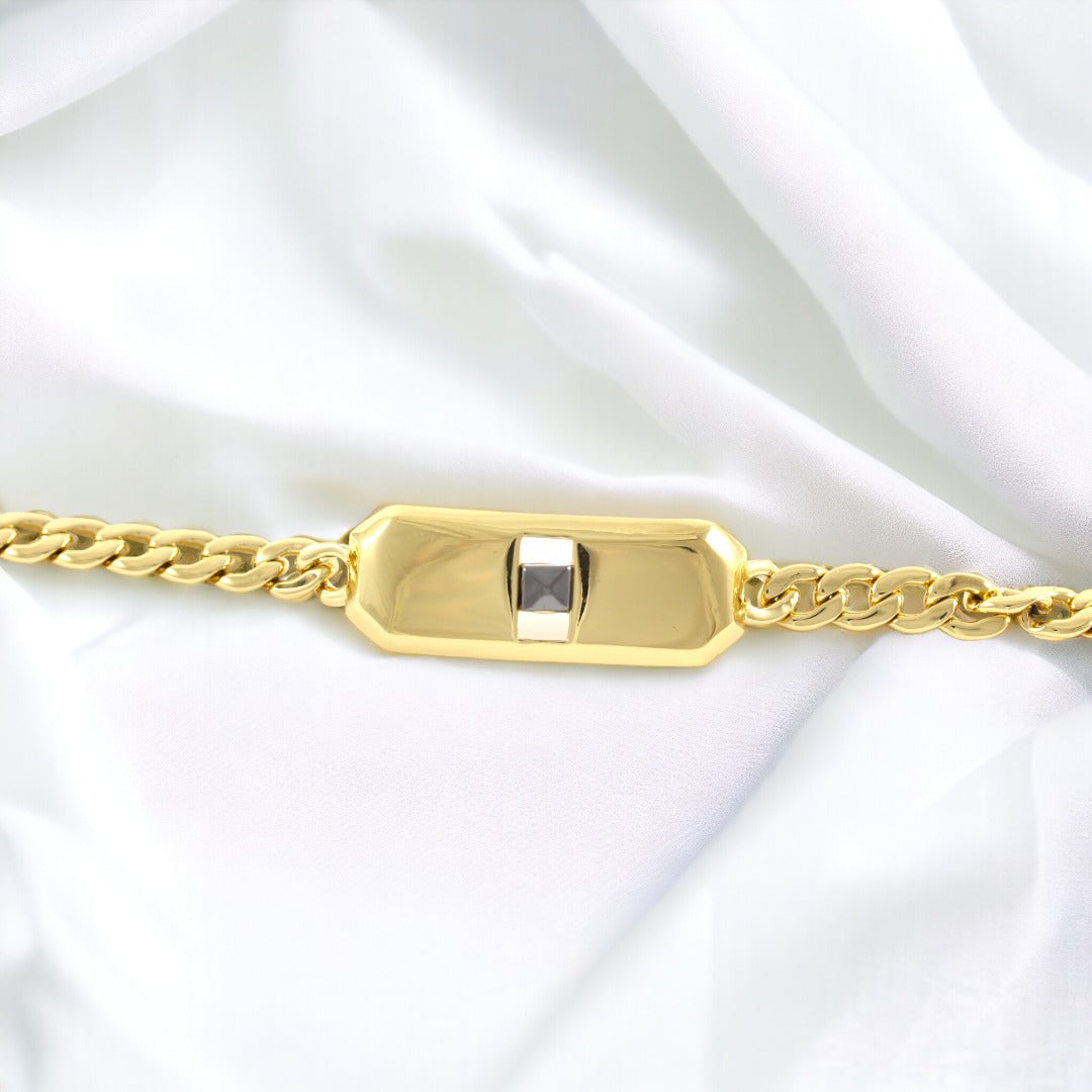 Bracelet Real Gold  Plated 24k