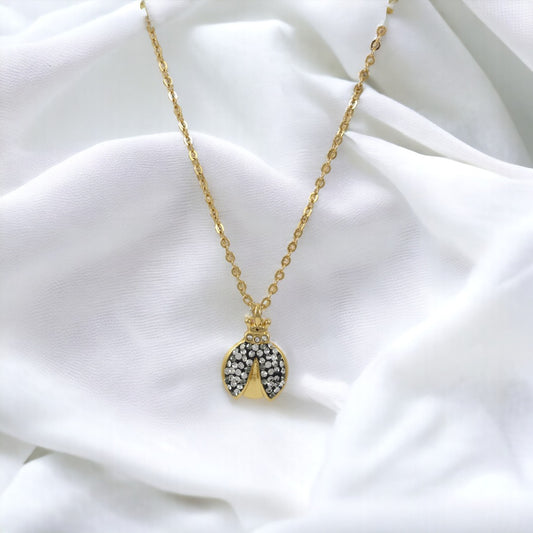 Ladybug Gold Plated 24K Necklace