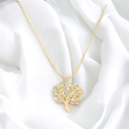 Tree of the Life Necklace Gold Plated 24K