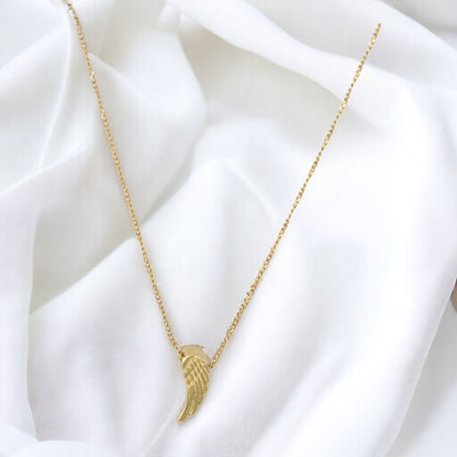 Wing Necklace Gold Plated 24K