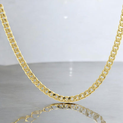 Mens 22" Thick Chain Gold Plated Necklace