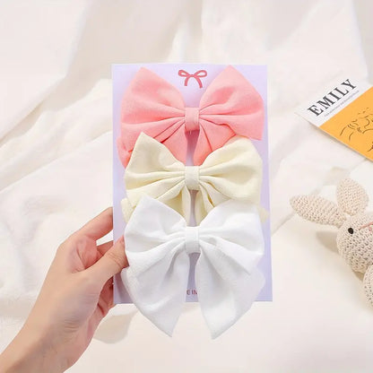 1 p. Cute Girls Bow Hair Clip Preppy