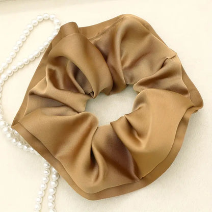 Ruffled Silky Scrunchies