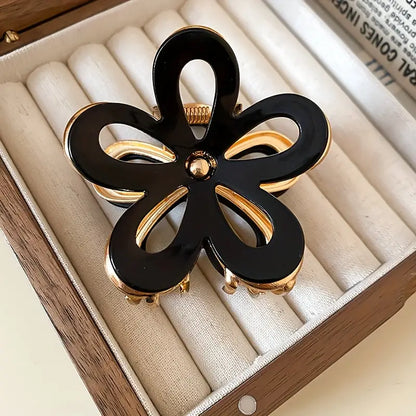 Elegant Flower Hair Claw Clip