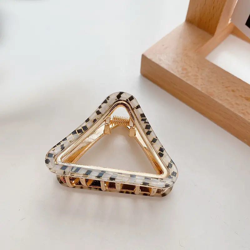 Small Triangle Hair Claw Clip